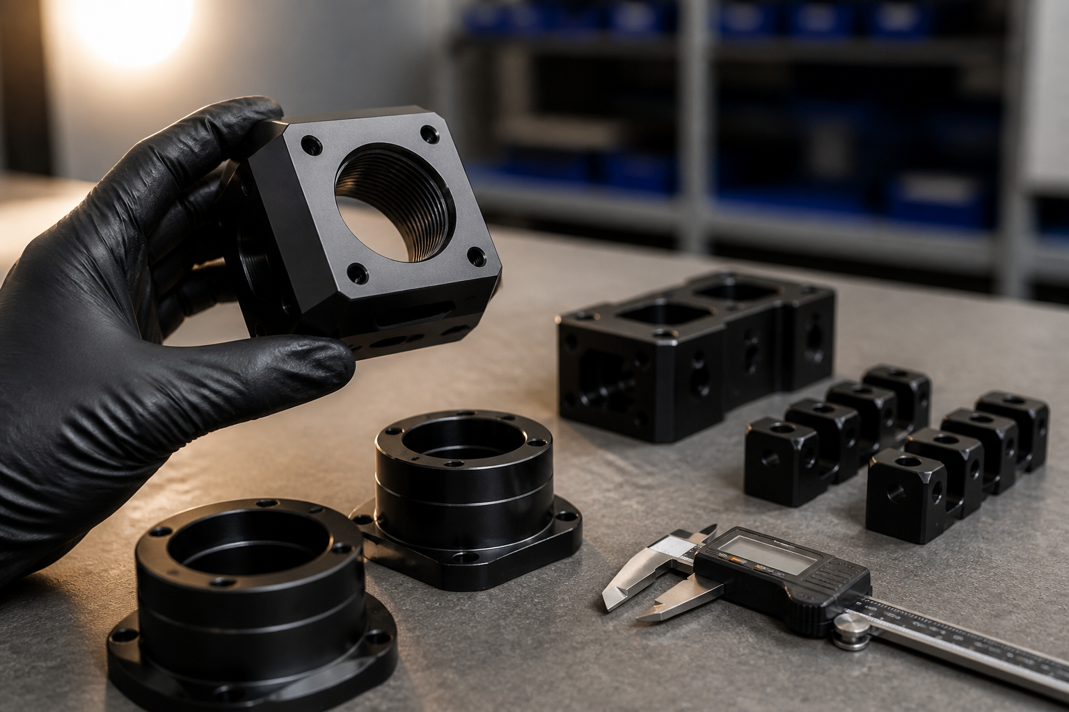 Anodized Aluminum Components for a Precision Instrument Brand