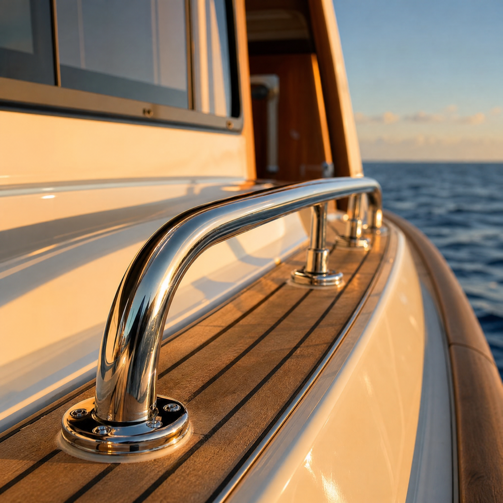 Stainless Steel Marine Handrails — Custom Boat Railings & Fabrication